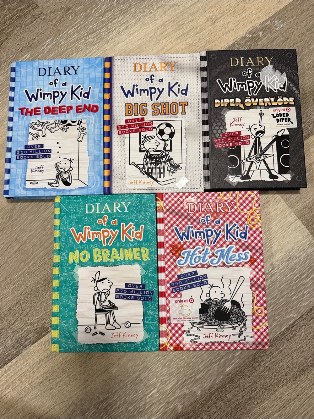 Diary of a Wimpy Kid Book Set - Volume 15-19